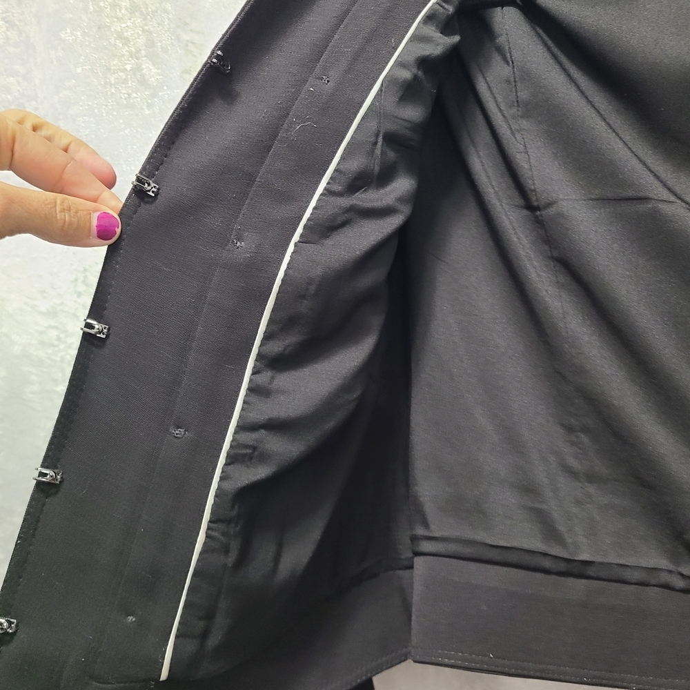 Reserved❗️White House Black Market Double-Breasted Black Blazer Womens Size 4‎ - Picture 7 of 12